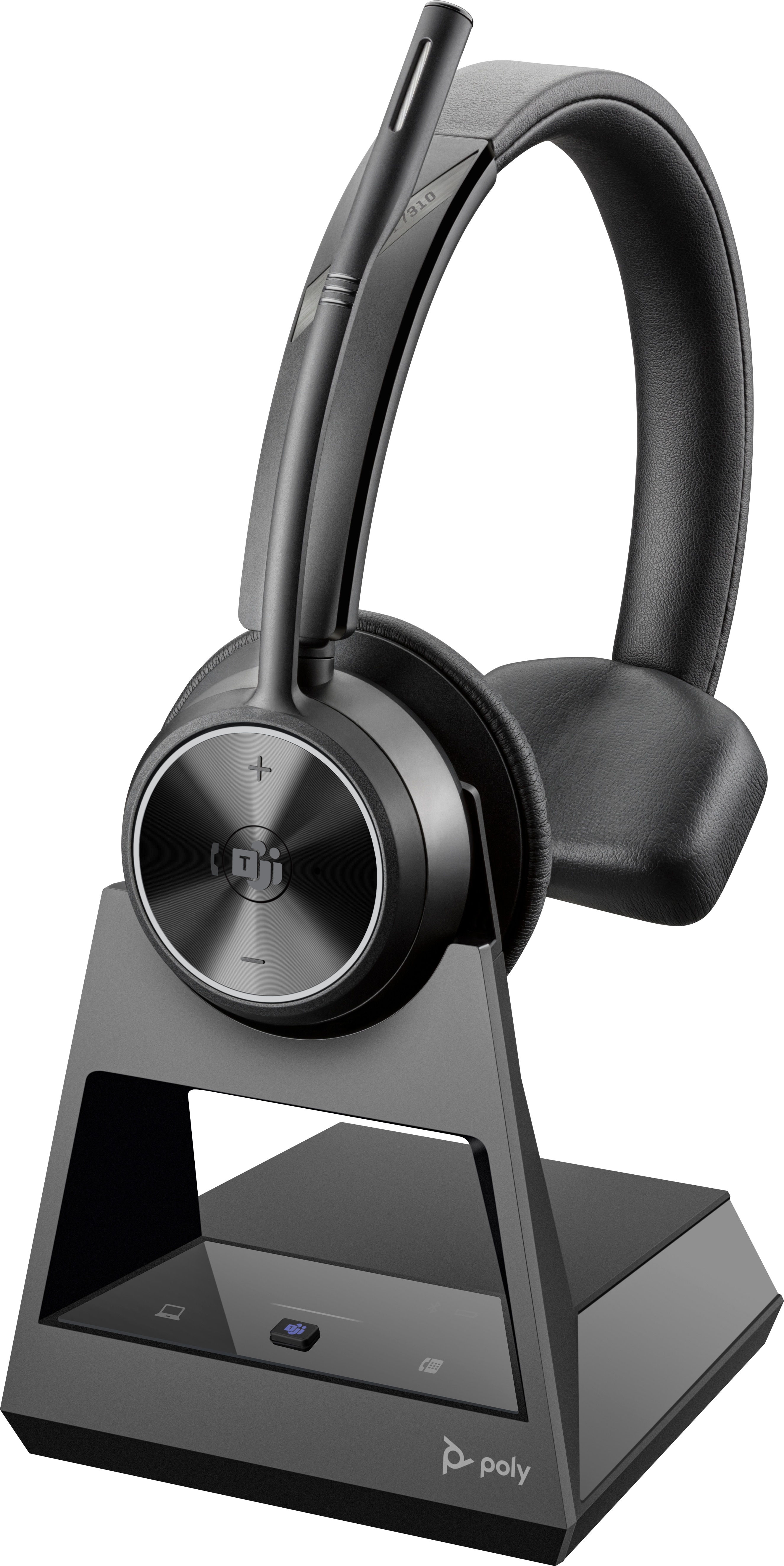 HP Poly Savi 7310-M Headset Wireless Head-band Business/Everyday USB Type-A Black