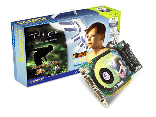 GIGABYTE GV-NX68T256D-B graphics card NVIDIA GDDR3