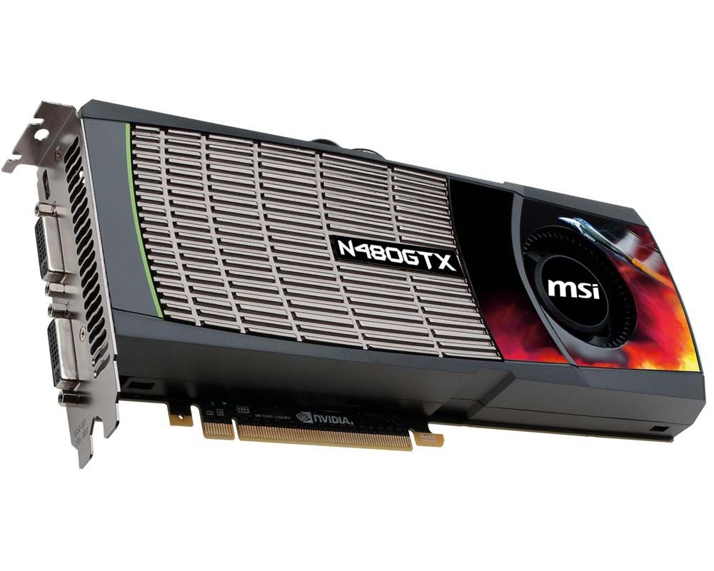 MSI V801-834R graphics card GeForce GTX 480 1.5 GB GDDR5