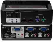 Vertiv Avocent SwitchView MM2 2-port KVM switch Black