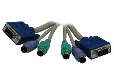 Vertiv PS/2 cable kit for SwitchView PC 2.7m KVM cable White