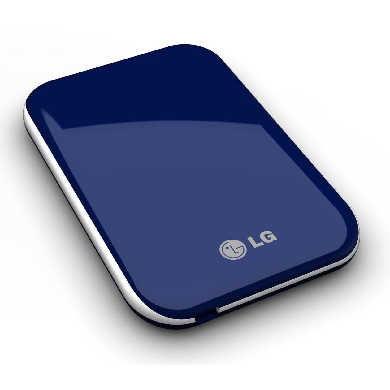 LG XD5 320GB external hard drive 5400 RPM 2.5" USB 2.0 Blue