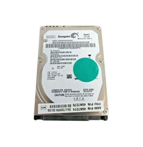 45N7032 - IBM 320GB 7200RPM SATA 3Gb/s 2.5-in Hard Drive