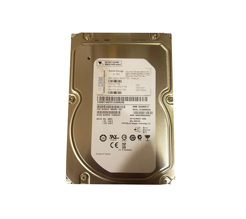 45W7765 - IBM 3TB 7200RPM SAS 6Gb/s 3.5-in Hard Drive