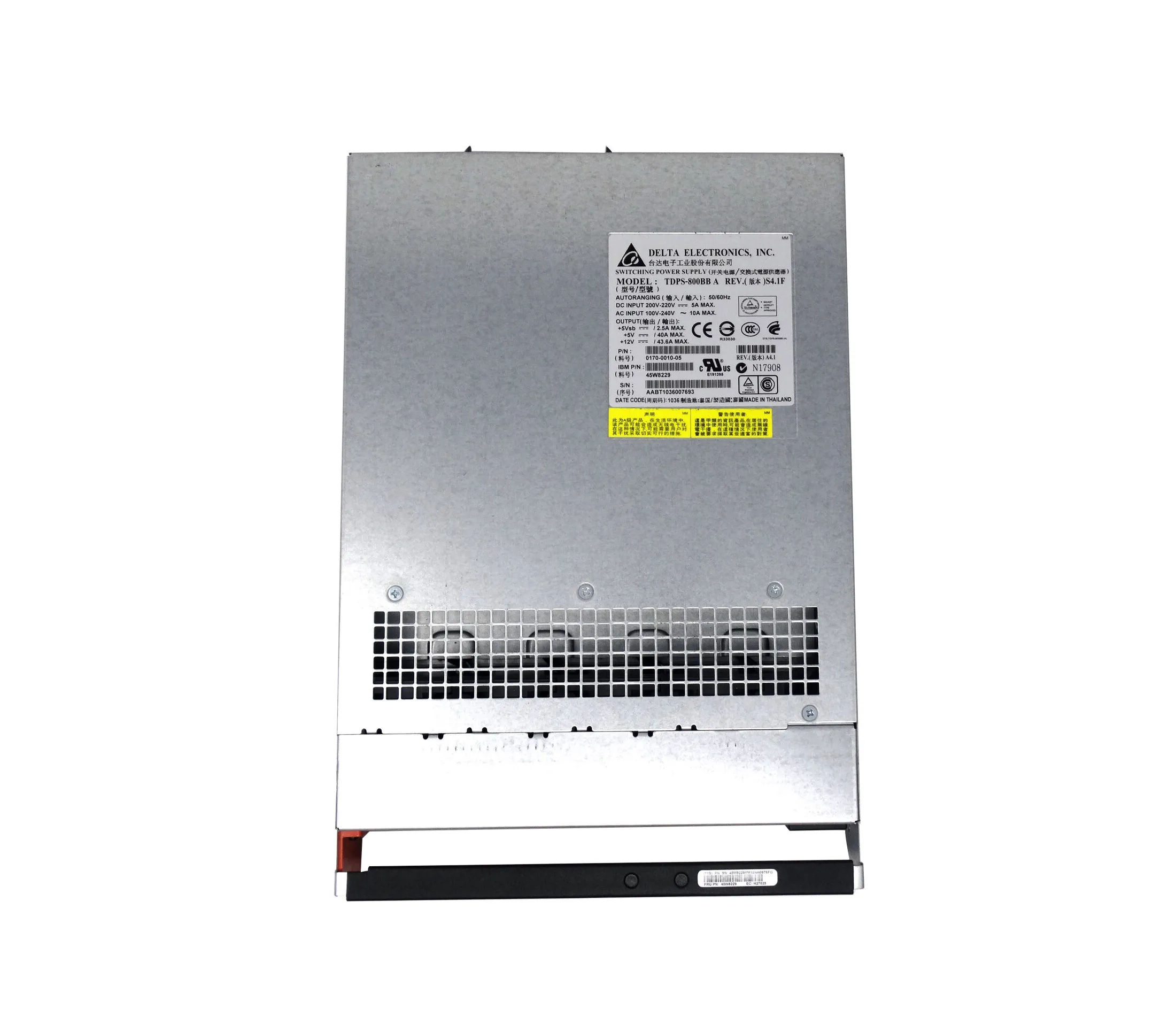 45W8229 - IBM 800-Watts 100-240V AC 50-60Hz Power Supply For V3500