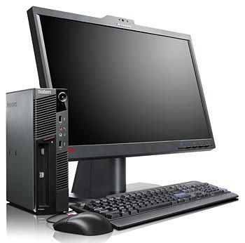 Lenovo ThinkCentre M90 Intel® Core™ i3 i3-530 4 GB DDR3-SDRAM 320 GB Windows 7 Professional PC Black