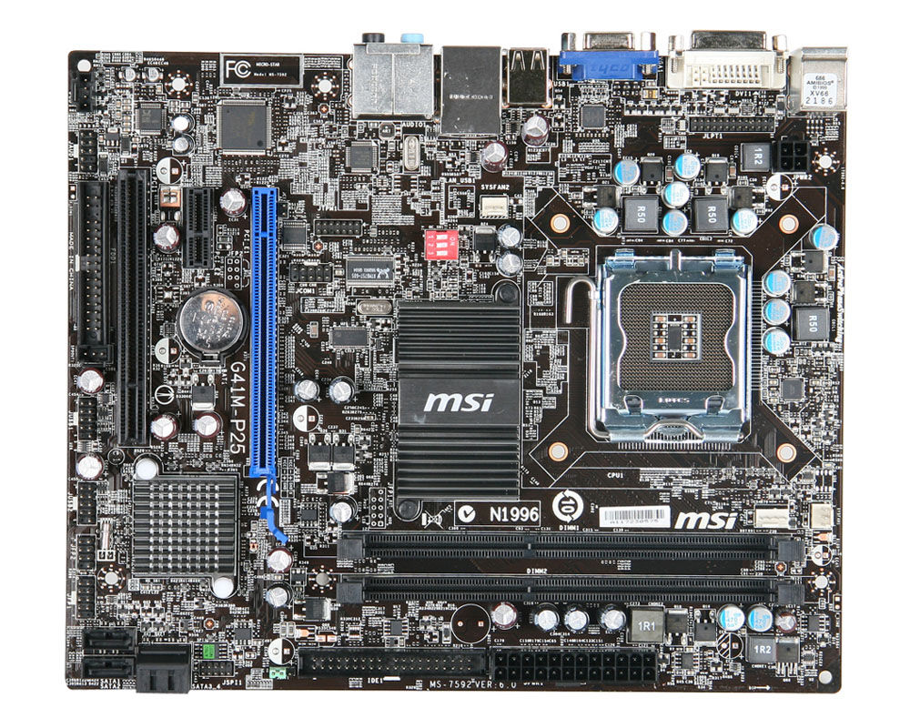 MSI G41M-P25 LGA 775 (Socket T) micro ATX