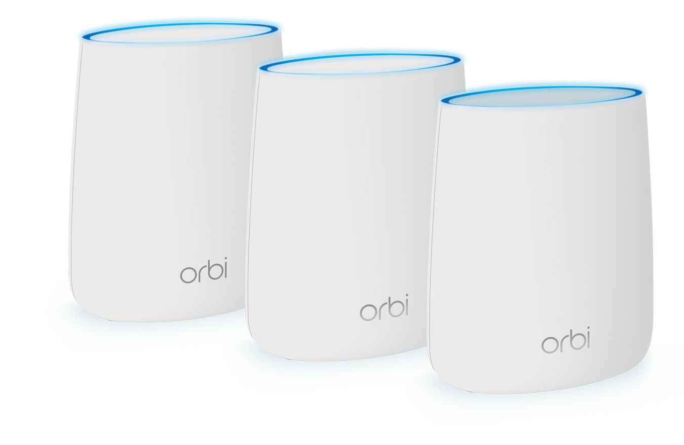 NETGEAR Orbi AC2200 Tri-band WiFi System Tri-band (2.4 GHz / 5 GHz / 5 GHz) Wi-Fi 5 (802.11ac) White 2