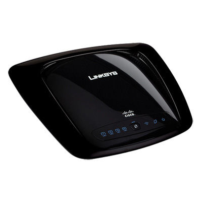 Linksys WRT160N wireless router Black