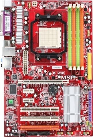 MSI Mainboard K9N Neo-F Socket AM2 ATX