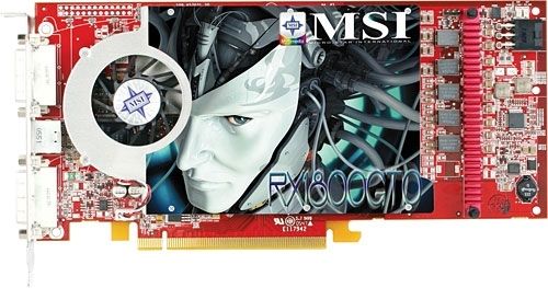 MSI RX1800GTO-VT2D256E graphics card GDDR3
