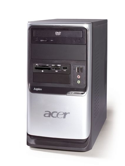 Acer Aspire T160 AMD Athlon 3400+ 1 GB DDR-SDRAM 250 GB NVIDIA GeForce 6100 Windows XP Home Edition Tower PC