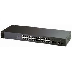 Zyxel ES-1124 network switch Managed Black