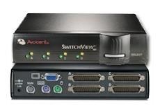 Vertiv SwitchView MP 4 port KVM switch Black