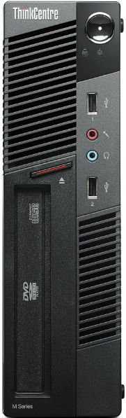 Lenovo ThinkCentre M90 eUSFF (3244-A9G) Intel® Core™ i3 i3-530 2 GB DDR3-SDRAM 320 GB Windows 7 Professional PC Black