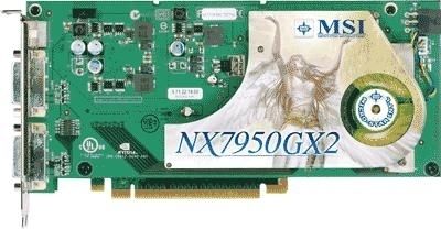 MSI GeForce 7950GX2 GeForce 7950 1 GB GDDR3