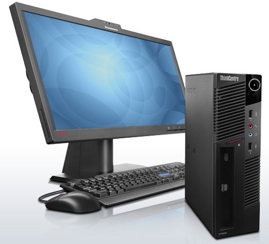 Lenovo ThinkCentre M90p + ThinkVision L2440p Intel® Core™ i5 i5-650 4 GB DDR3-SDRAM 500 GB Windows 7 Professional PC Black