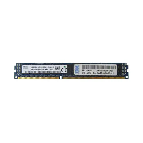 46W0718 - IBM 16GB DDR3 1600MHz CL11 ECC VLP RDIMM Memory Module