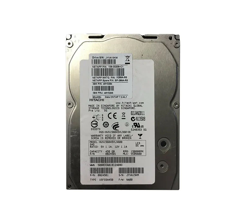 46Y0295 - IBM 450GB 15000RPM SAS 6Gb/s 3.5-Inch Hard Drive