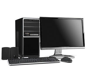 Acer Aspire Gateway DX4200-02m AMD Phenom 8450 2 GB DDR2-SDRAM 640 GB AMD Radeon HD 3200 Windows Vista Home Premium Desktop PC Black