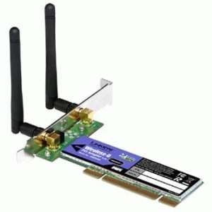 Linksys Wireless-G PCI Adapter with RangeBooster 54 Mbit/s