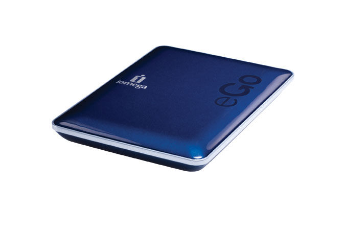 Iomega eGo ™, 320GB external hard drive 5400 RPM USB 2.0 Blue