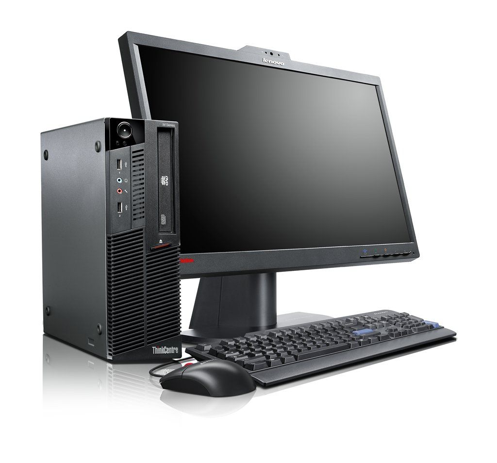 Lenovo ThinkCentre M90 SFF + ThinkVision L2440P Intel® Core™ i3 i3-530 2 GB DDR3-SDRAM 320 GB Windows 7 Professional PC Black