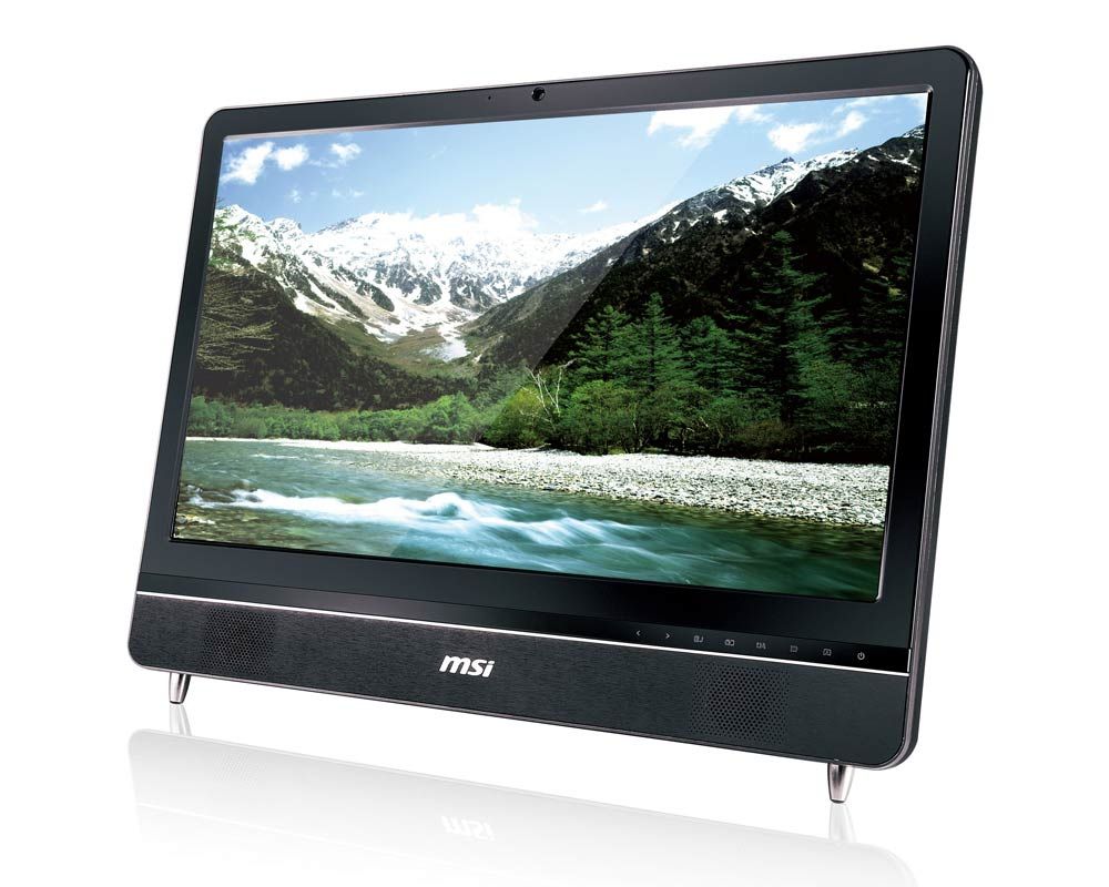 MSI AE2400-031EU All-in-One PC/workstation Intel® Pentium® 59.9 cm (23.6") 1920 x 1080 pixels 4 GB DDR3-SDRAM 640 GB AMD Mobility Radeon HD 5730 Windows 7 Home Premium Black