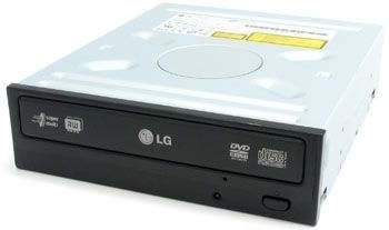 LG 16x Super Multi DVD Rewriter black bulk optical disc drive Internal DVD-RW