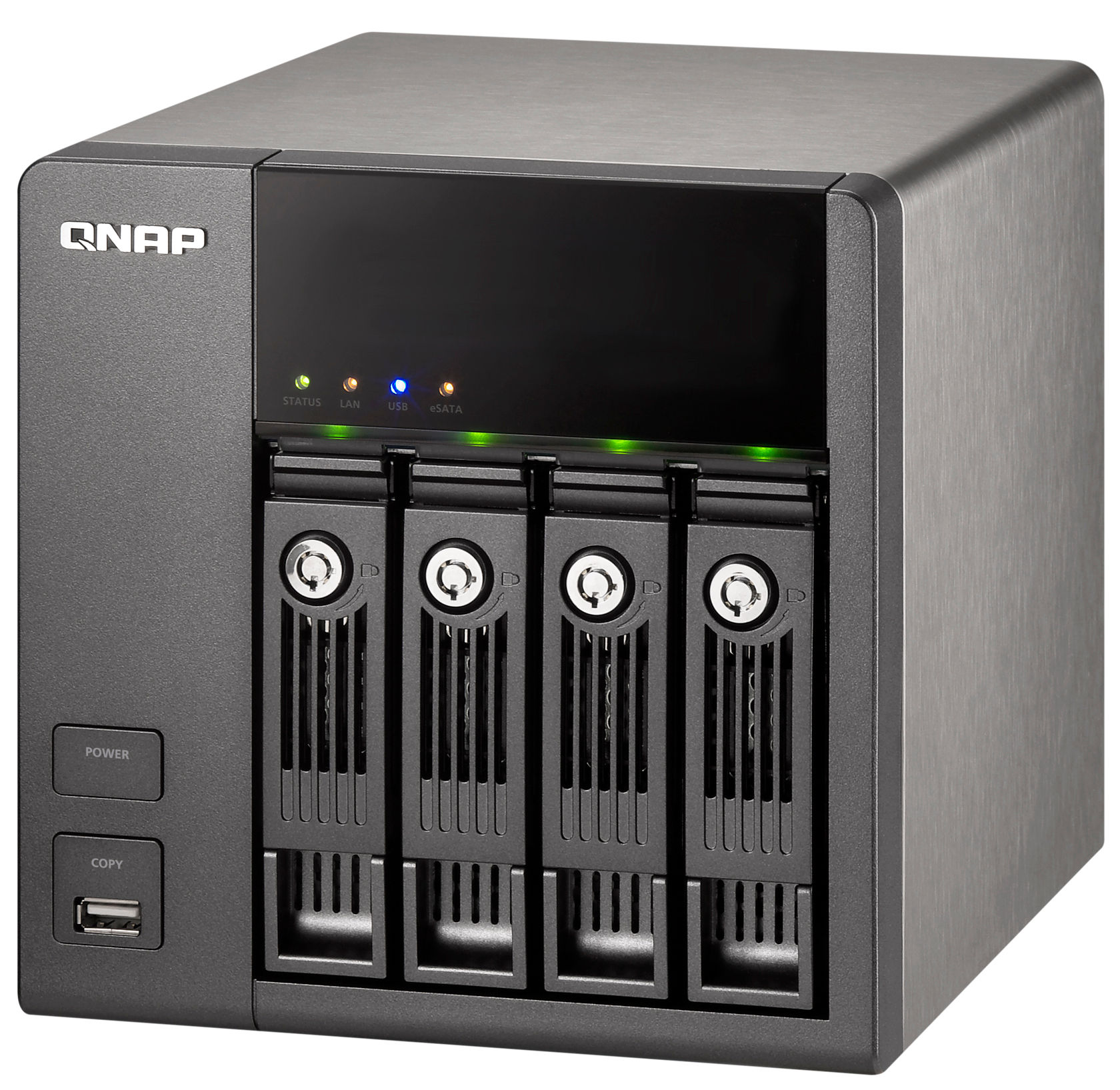 QNAP TS-410 Turbo NAS Tower 0.25 GB DDR2