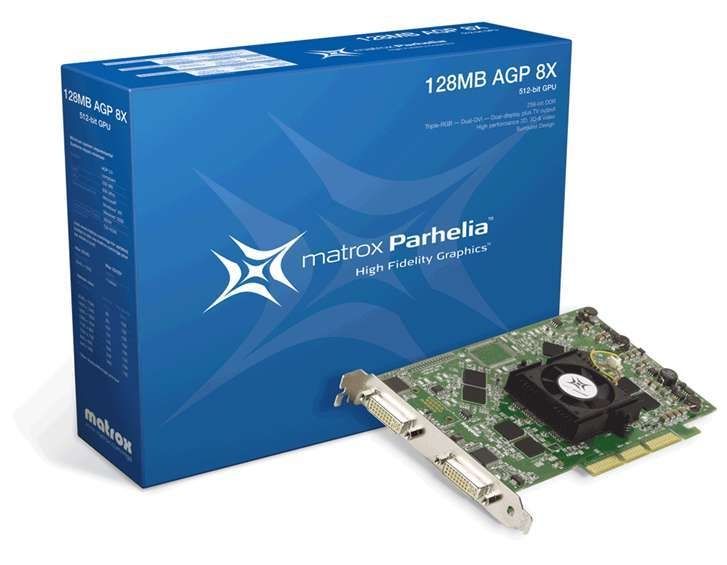 Matrox PH-A8X128F graphics card GDDR