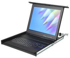 Vertiv LCD Console Tray rack console 43.2 cm (17") 1280 x 1024 pixels Black