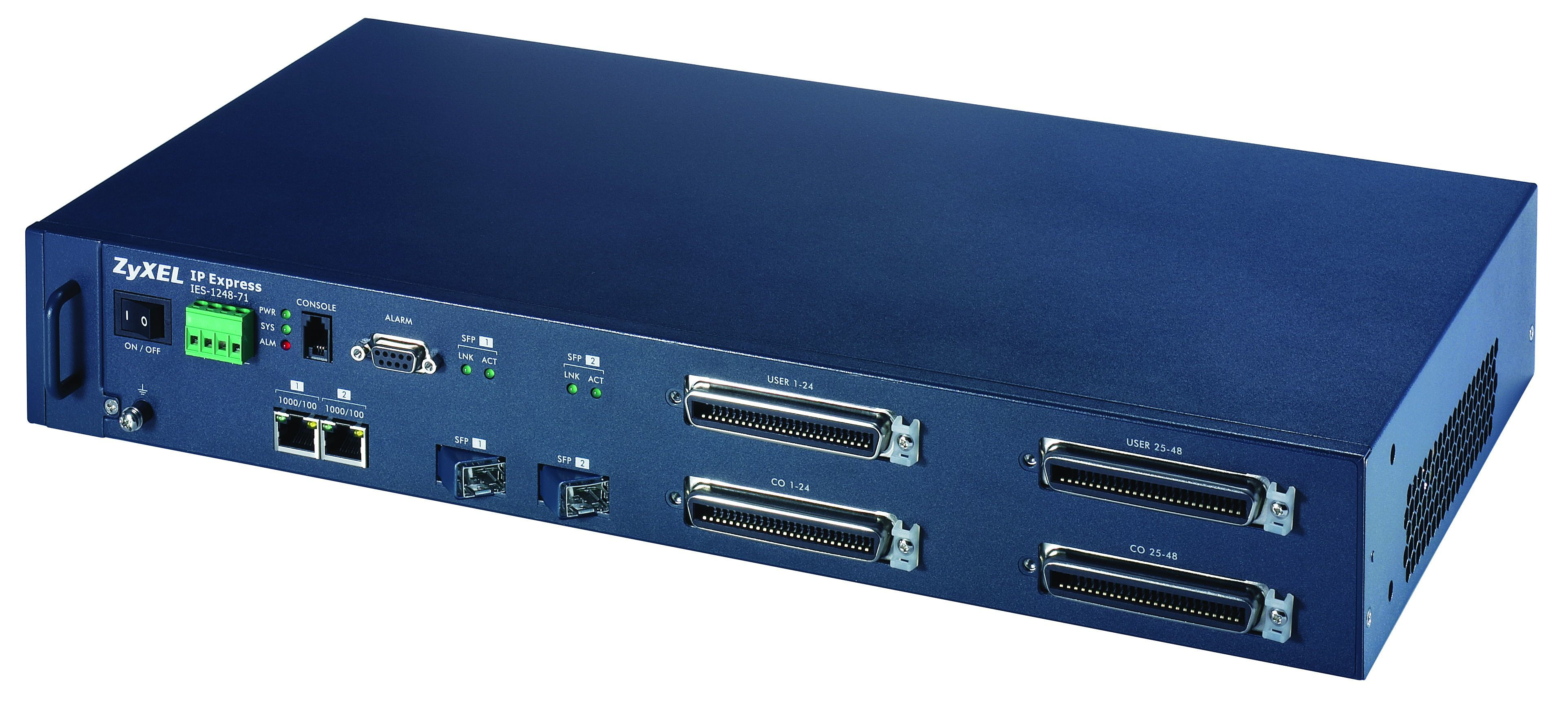 Zyxel IES1248-71 Fixed 48p ADSL2/2+ Annex A gateway/controller