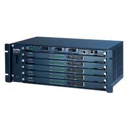 Zyxel IES-2000 4U IP DSLAM with DC Power network equipment chassis