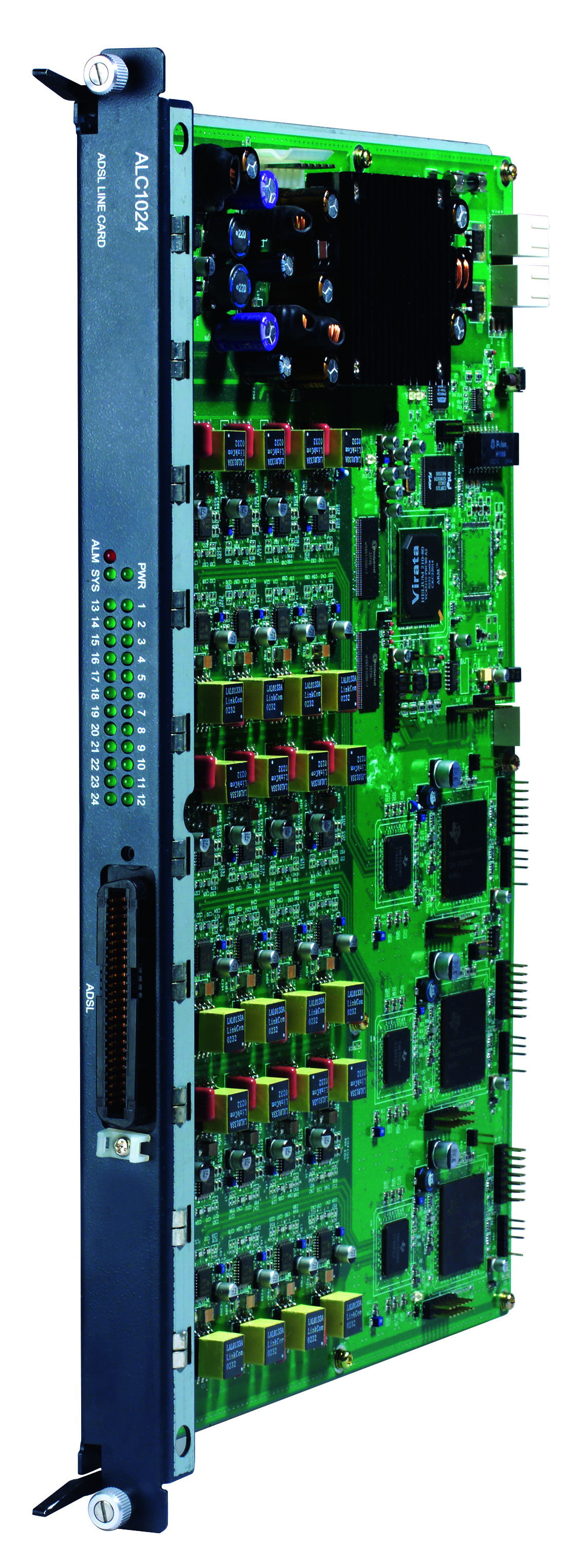 Zyxel ALC1024-61 24-port Annex A ADSL line card (over POTS) network switch component