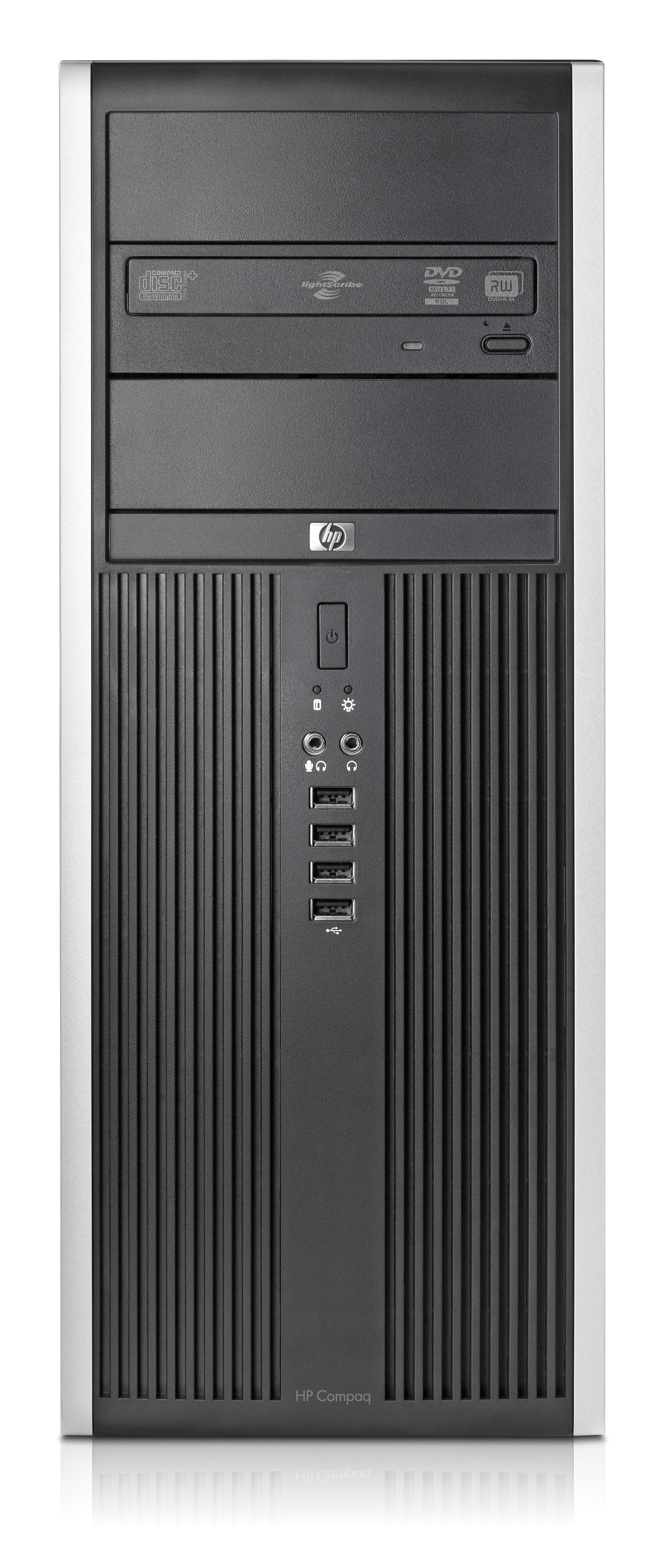HP Compaq Elite 8000 Elite MT Intel® Core™2 Duo E8500 4 GB DDR3-SDRAM 320 GB HDD Intel® GMA 4500 Windows 7 Professional Mini Tower PC Black