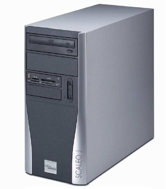 Fujitsu SCALEO J AMD Sempron 3200+ 0.5 GB DDR-SDRAM 160 GB NVIDIA GeForce 6200 SE Windows XP Home Edition Tower PC