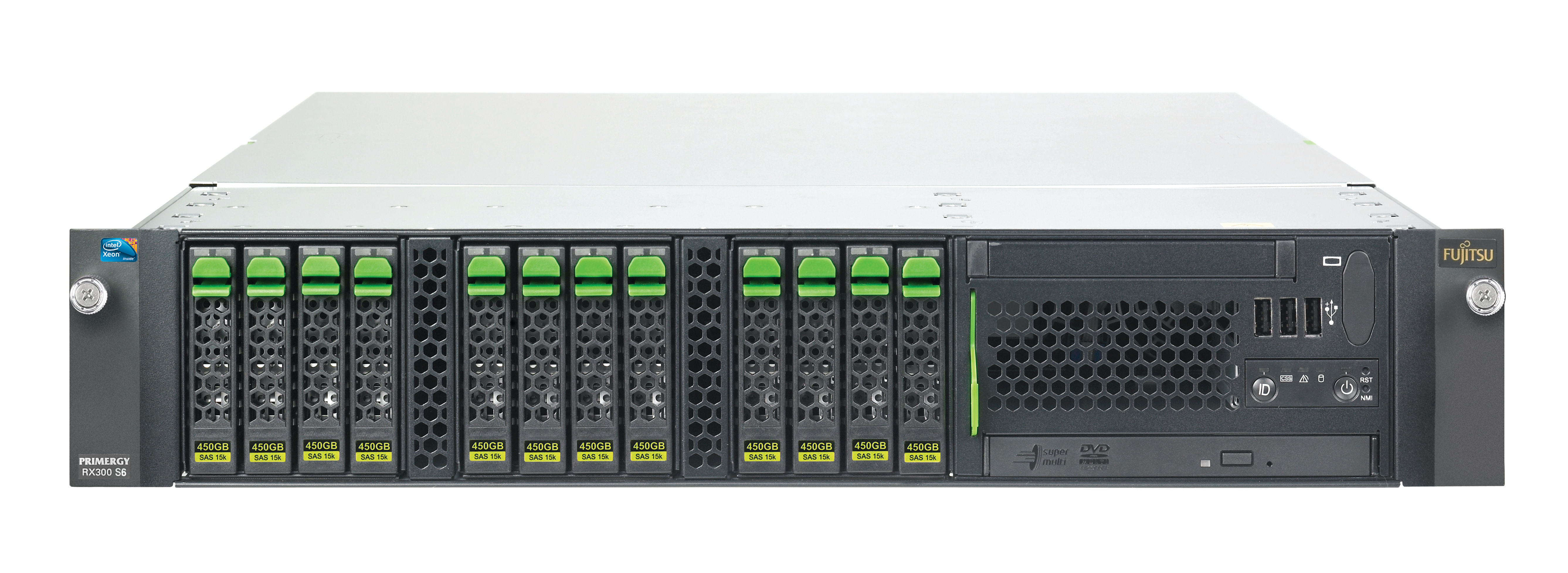 Fujitsu PRIMERGY RX300 S6 server 0 GB Rack (2U) Intel® Xeon® 5000 Sequence E5620 2.4 GHz 4 GB DDR3-SDRAM 800 W