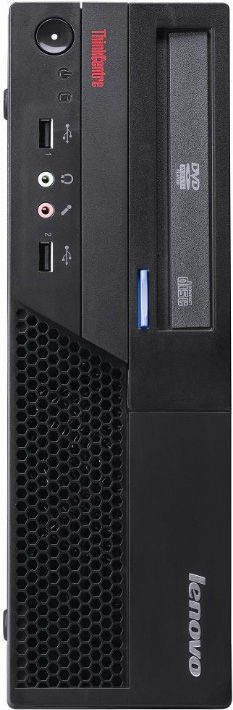 Lenovo ThinkCentre M58 Intel® Core™2 Duo E7500 2 GB DDR3-SDRAM 250 GB Intel® GMA 4500M Windows 7 Professional SFF PC Black