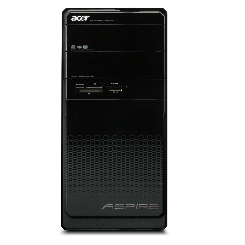Acer Aspire M3800 Intel® Pentium® E5400 6 GB DDR3-SDRAM 1 TB NVIDIA® GeForce® GT 320 Windows 7 Home Premium Tower PC Black