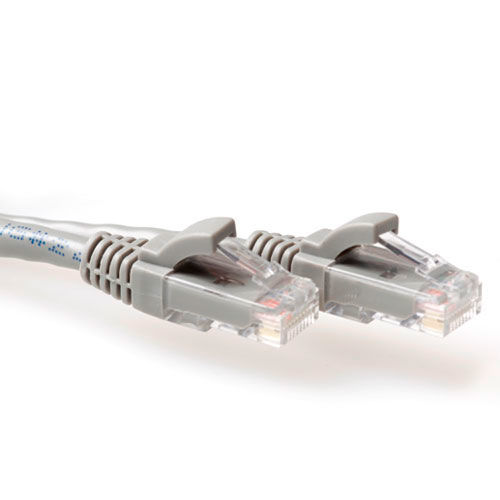 ACT Grey 7 meter U/UTP CAT6 patch cable snagless with RJ45 connectors