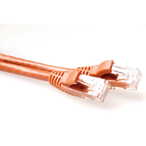 ACT Brown 2 meter U/UTP CAT6 patch cable snagless with RJ45 connectors