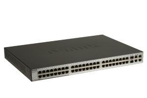 D-Link 48-port 10/100Mbps L2 Switch with 4 Gigabit Copper Ports Managed