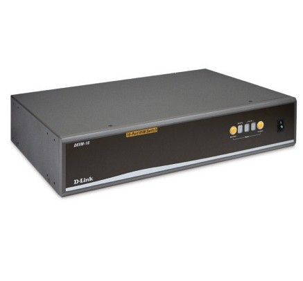 D-Link 16-Port KVM switch Black