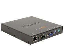 D-Link 1-port IP KVM switch Black