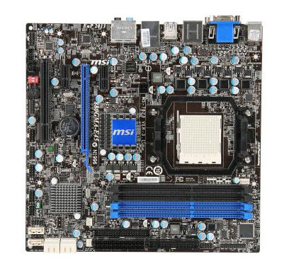 MSI 880GMA-E45 motherboard AMD 880G Socket AM3 micro ATX