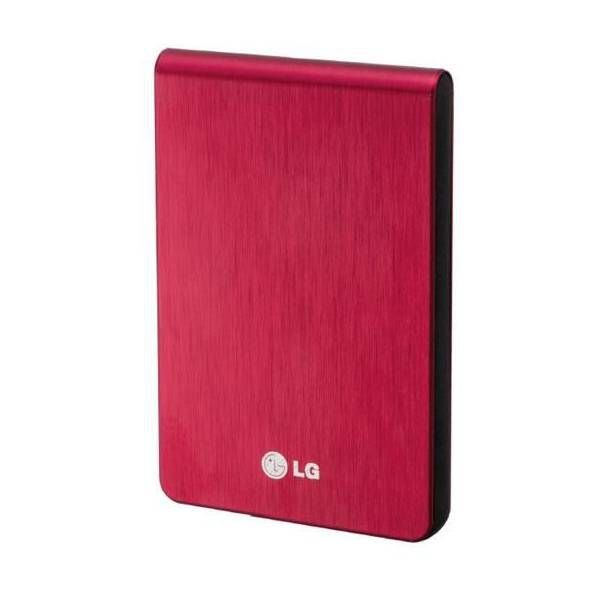LG XD3 640GB Slim external hard drive 5400 RPM 2.5" USB 2.0 Red
