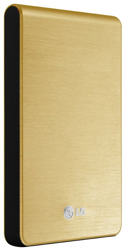 LG XD3 320GB Slim external hard drive 5400 RPM 2.5" USB 2.0 Gold