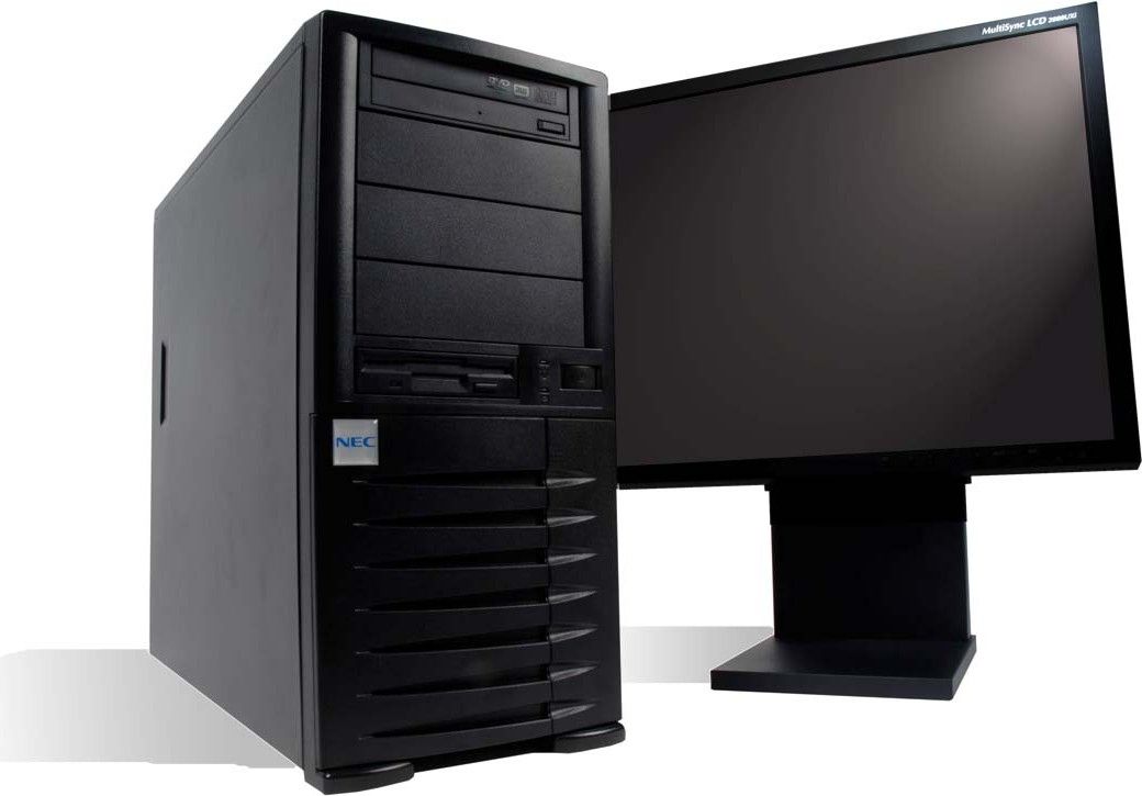 NEC i-Select TW100 + 1970NXP 19" LCD Display 1 GB DDR-SDRAM Windows XP Professional Workstation