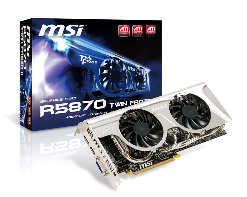 MSI R5870 Twin Frozr II 1 GB GDDR5